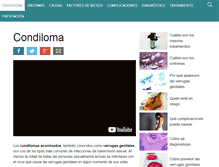 Tablet Screenshot of condiloma.org